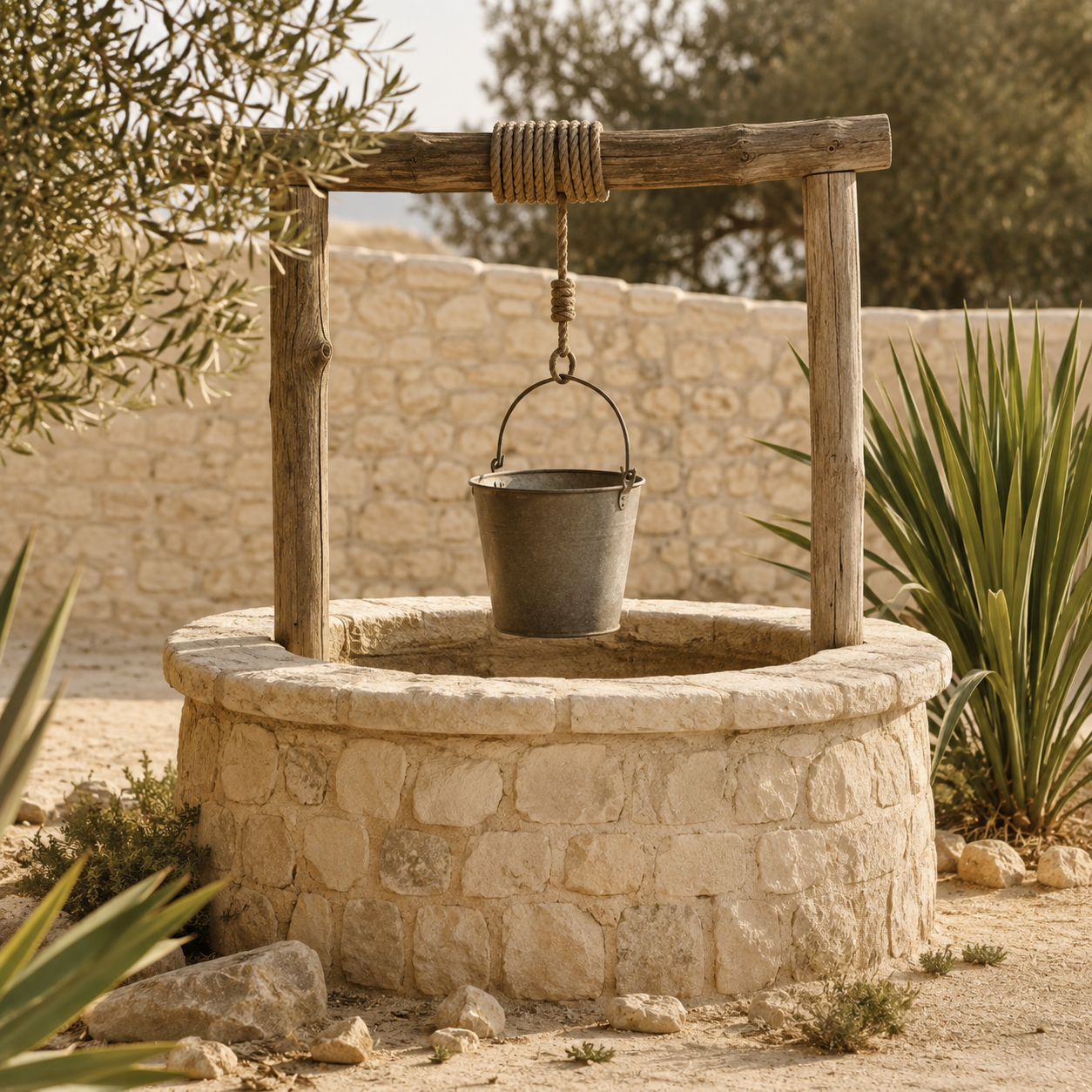 Building a water well as ongoing charity